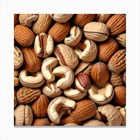 Nuts And Seeds 5 Canvas Print