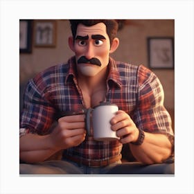 Morning Coffee Canvas Print