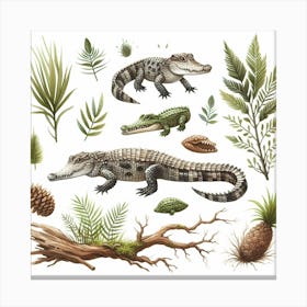 Crocodile 5 Canvas Print