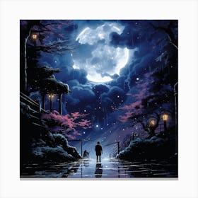 Full Moon Canvas Print