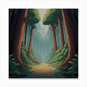 Forest of Tranquility Canvas Print