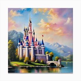 Disney Castle 9 Canvas Print