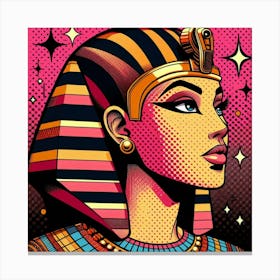 Pop Egyptian Laila Charm Canvas Print