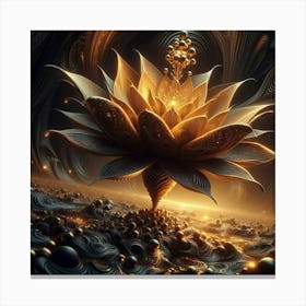 Lotus Flower 123 Canvas Print