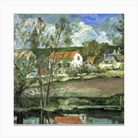 Claude Monet Oil Painting Landscape Illustration 1 Canvas Print