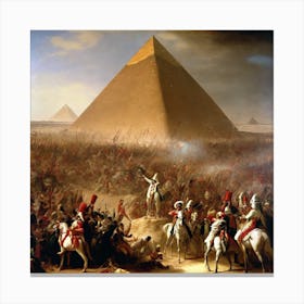 Battle Of Giza Canvas Print