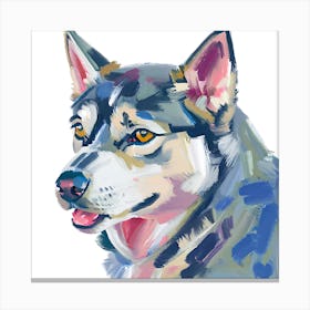 Siberian Husky 01 Canvas Print