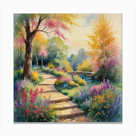 Garden Path 3 Canvas Print