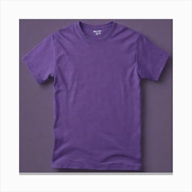 Purple T - Shirt 1 Canvas Print