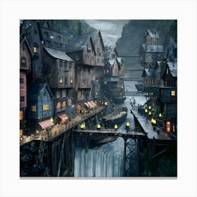 Fairytale Town Canvas Print
