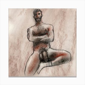 male nude explicit adult mature homoerotic Canvas Print