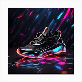 Glow In The Dark Sneakers 1 Canvas Print