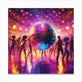 Disco Ball 42 Canvas Print