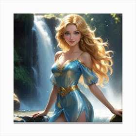 Mermaid Princess 1 Canvas Print