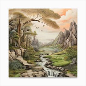 Landscape Painting 1 Canvas Print