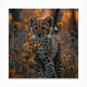 Cheetah Cub 14 Canvas Print