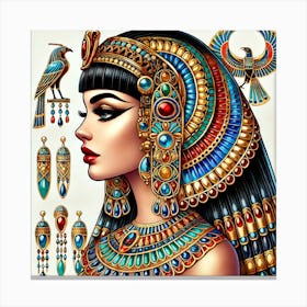 Egyptian Woman 1 Canvas Print