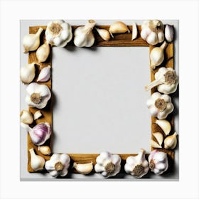 Garlic Frame 3 Canvas Print