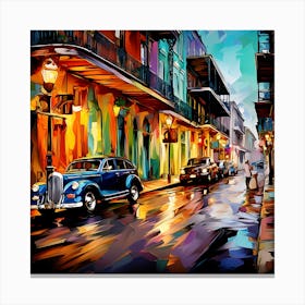 New Orleans Street Scene 1 Canvas Print