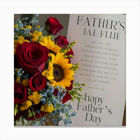 Happy Father'S Day 1 Canvas Print