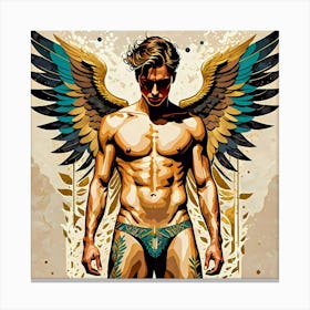 Male Angel Canvas Print