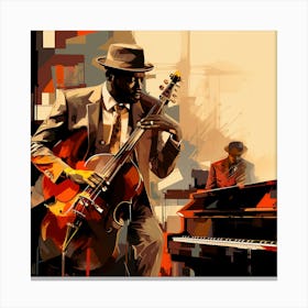 Jazz Musician 52 Canvas Print