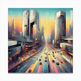 Cityscape 1 Canvas Print