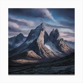 Mountain Range Canvas Print