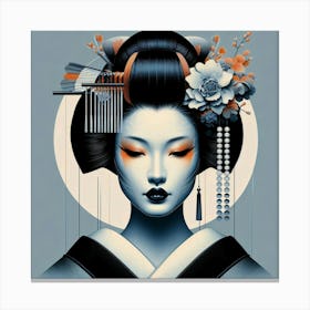 Japan Geisha Visual 69 Canvas Print