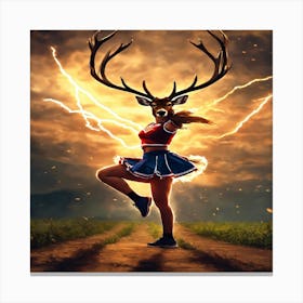 Cheerleader Canvas Print