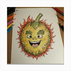 Sour Melon Canvas Print