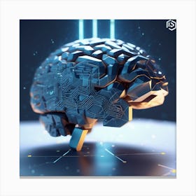 Brain - Artificial Intelligence Canvas Print