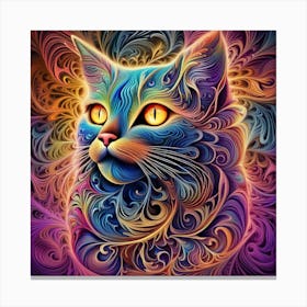 Magical Cat 5 Canvas Print