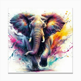 Elephant Painting 4 Canvas Print