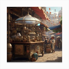 City Scene Canvas Print