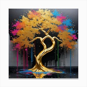 Tree Of Gold 1 Canvas Print