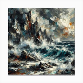 Stormy Sea 3 Canvas Print