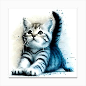 Creative Feline Cat Artwork 43 Canvas Print