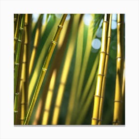 Bamboo Stalks Canvas Print