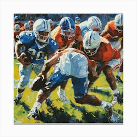 A Football Game Oil Painting Illustration 1718670893 1 Canvas Print