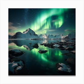 Aurora Borealis Northern Lights 1 Canvas Print