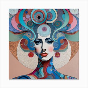 Psychedelic Woman 1 Canvas Print