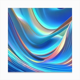 Waves Background Canvas Print