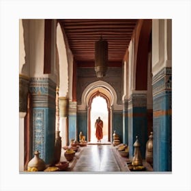 Islamic Architecture In Morocco Canvas Print