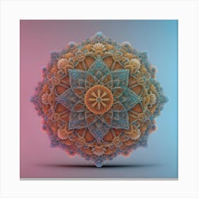 Abstract Mandala Canvas Print