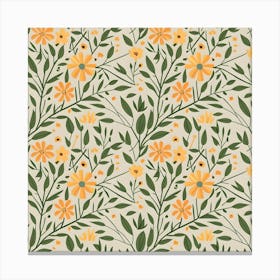 Floral Pattern 34 Canvas Print