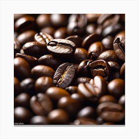 Coffee Beans 124 Canvas Print