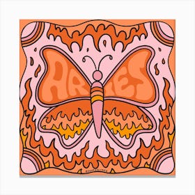 Aries Butterfly Canvas Print