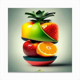 Fruit Bowls Canvas Print