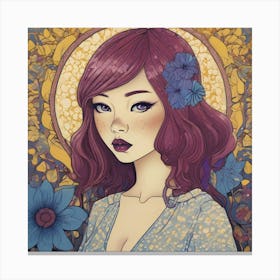 Asian Girl 5 Canvas Print